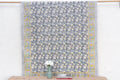 Morning Petal, Hand Blockprint Cotton Coverlet