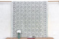 Fern Song, Hand Blockprint Cotton Coverlet