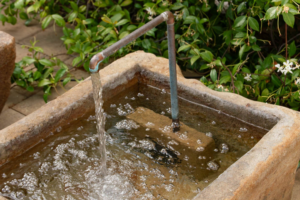 Antique Sandstone Spout & Basin Fountain