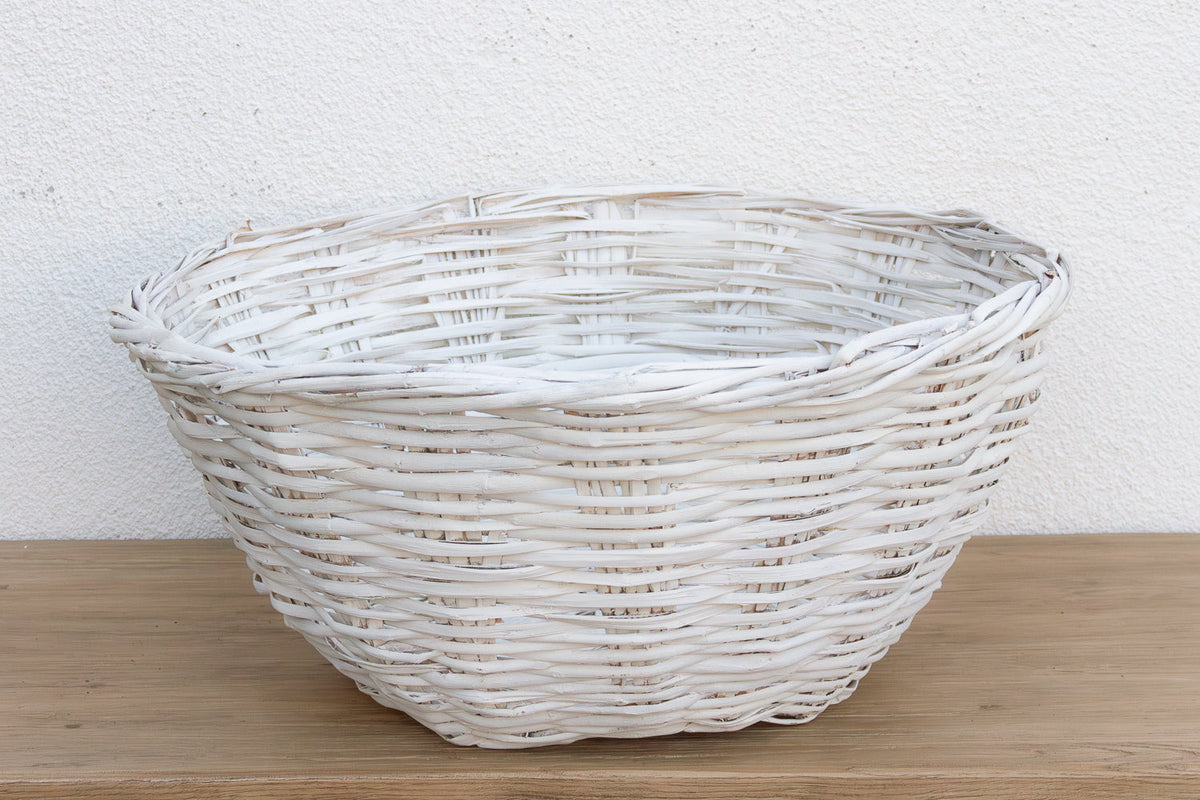 Grand Vintage French Provincial Basket