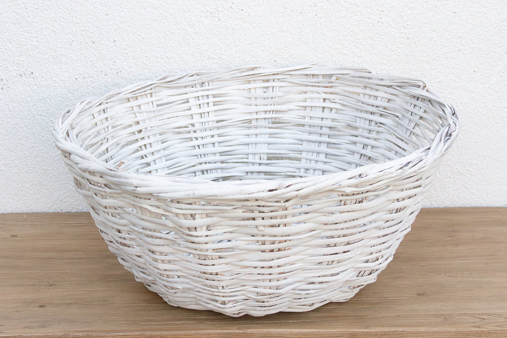 Grand Vintage French Provincial Basket