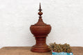 Vintage Sculptural Carved Burmese Vessel