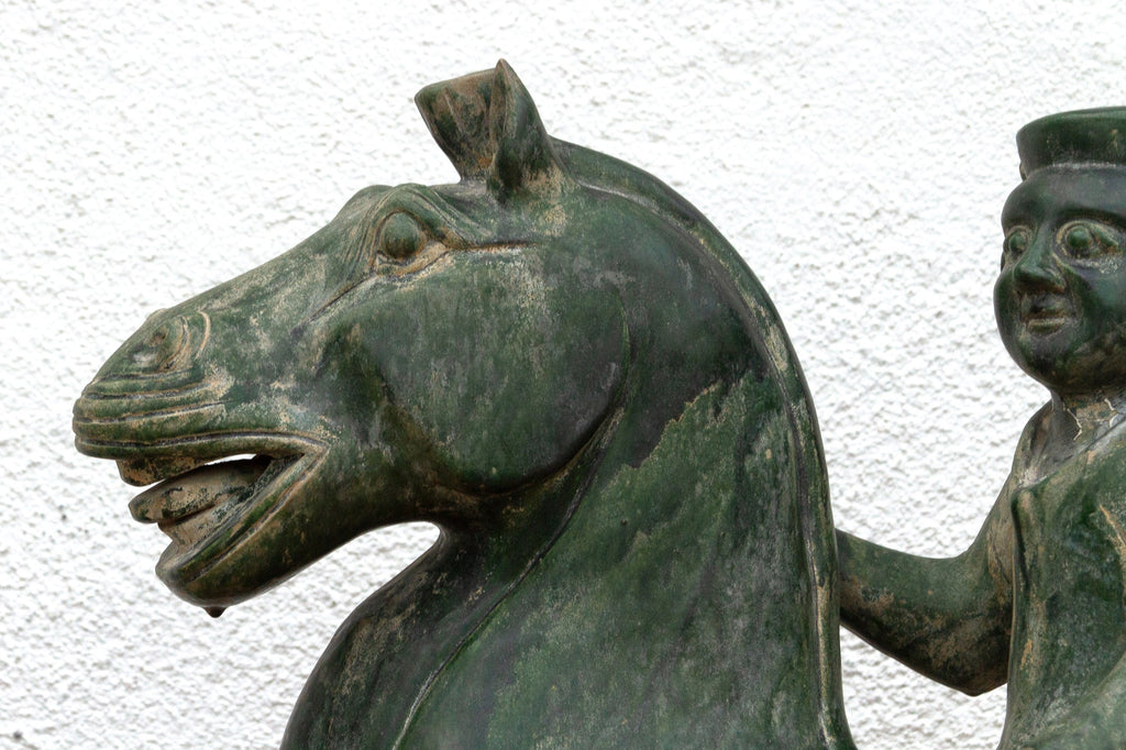 Large Tang Dynasty Style Horse & Rider