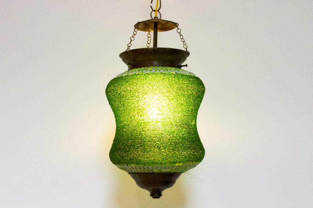 Fern Beaded Pendant Lamp