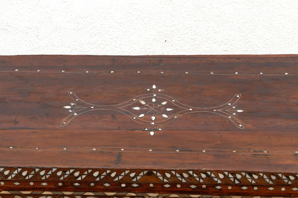 Magnificent Mother of Pearl Inlaid Dowry Chest
