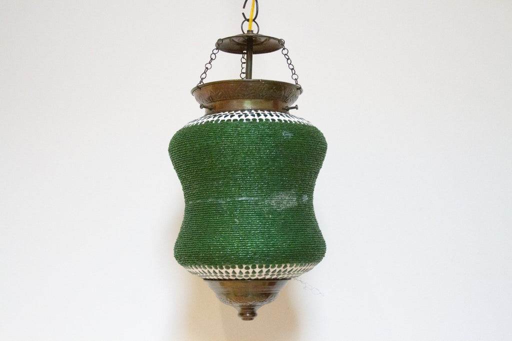 Fern Beaded Pendant Lamp