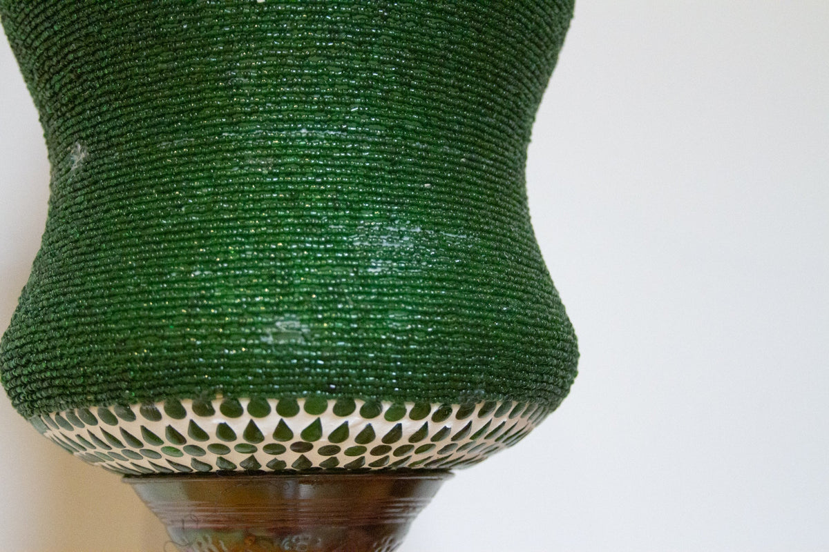 Fern Beaded Pendant Lamp