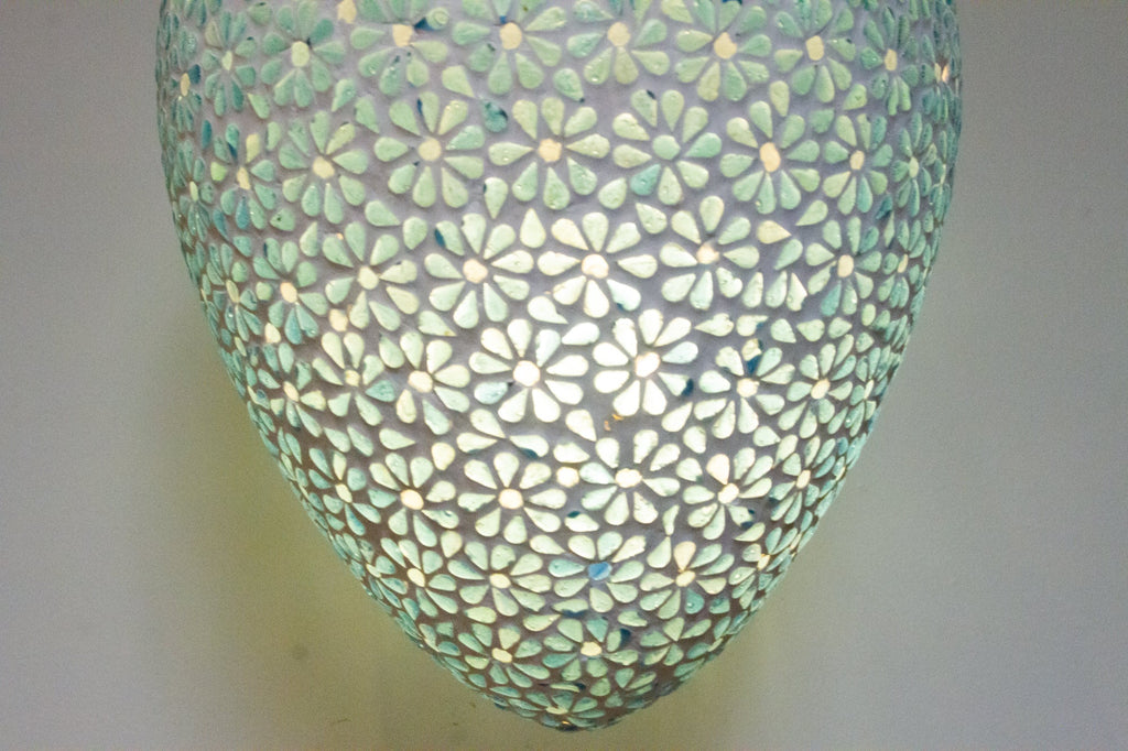 Crystal Flower Mosaic Lamp