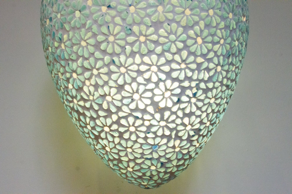Crystal Flower Mosaic Lamp