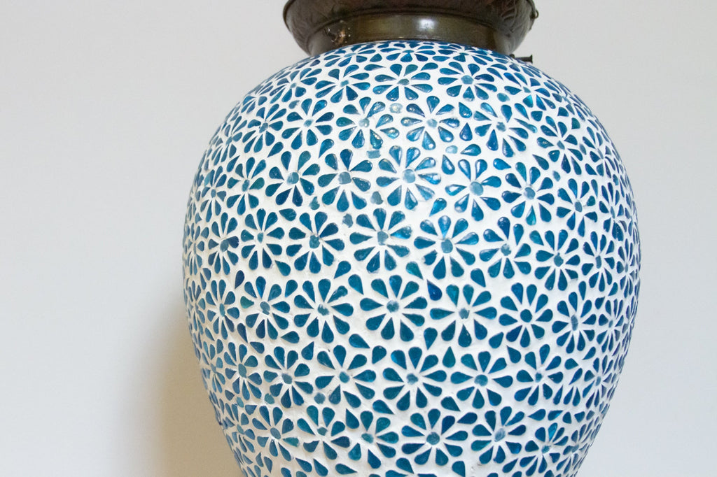 Crystal Flower Mosaic Lamp