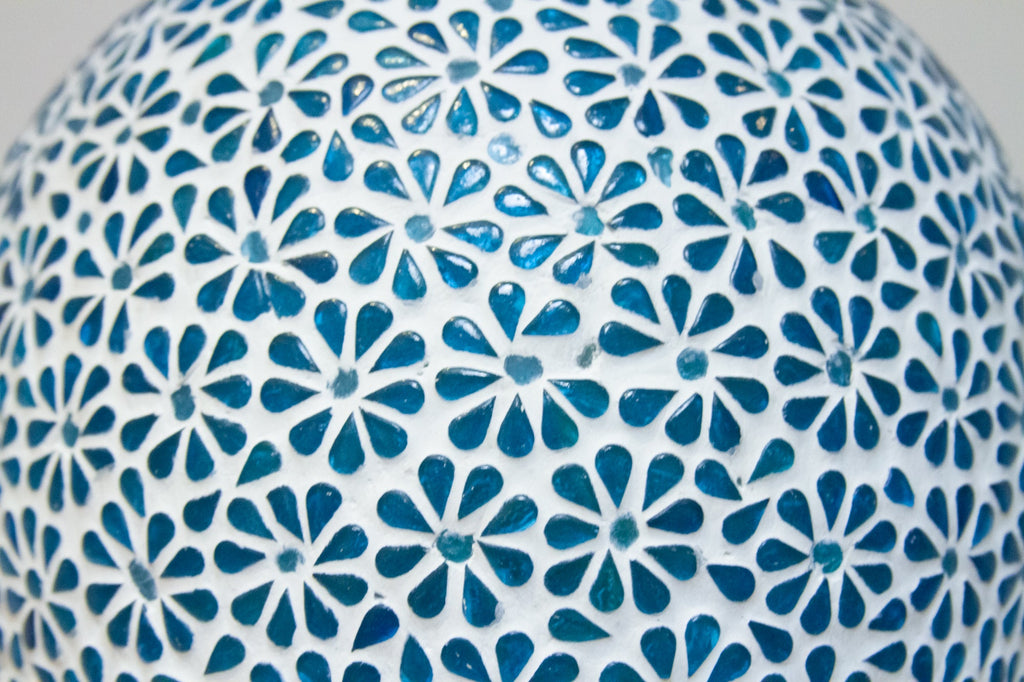Crystal Flower Mosaic Lamp