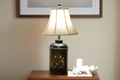 Royal Painted English Tin Lamp