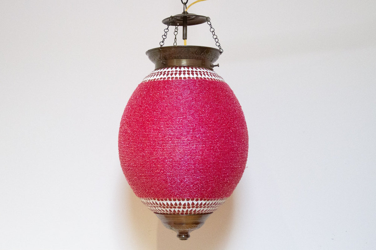Fuchsia Pendant Sphere Lantern