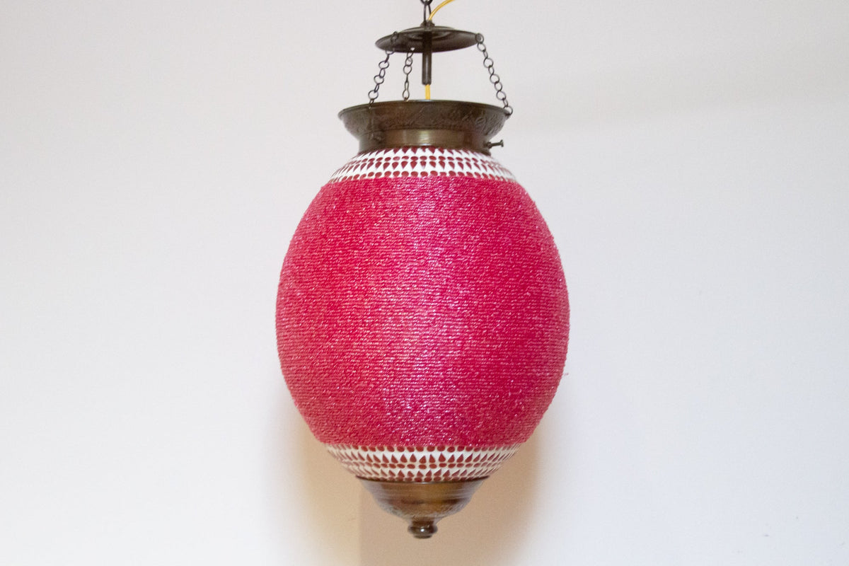 Fuchsia Pendant Sphere Lantern