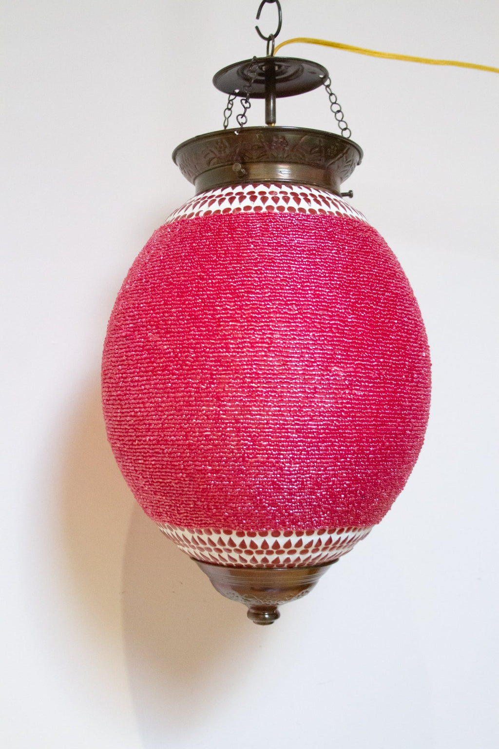 Fuchsia Pendant Sphere Lantern