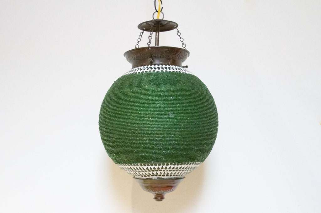 Meadow Beaded Pendant Sphere Lantern