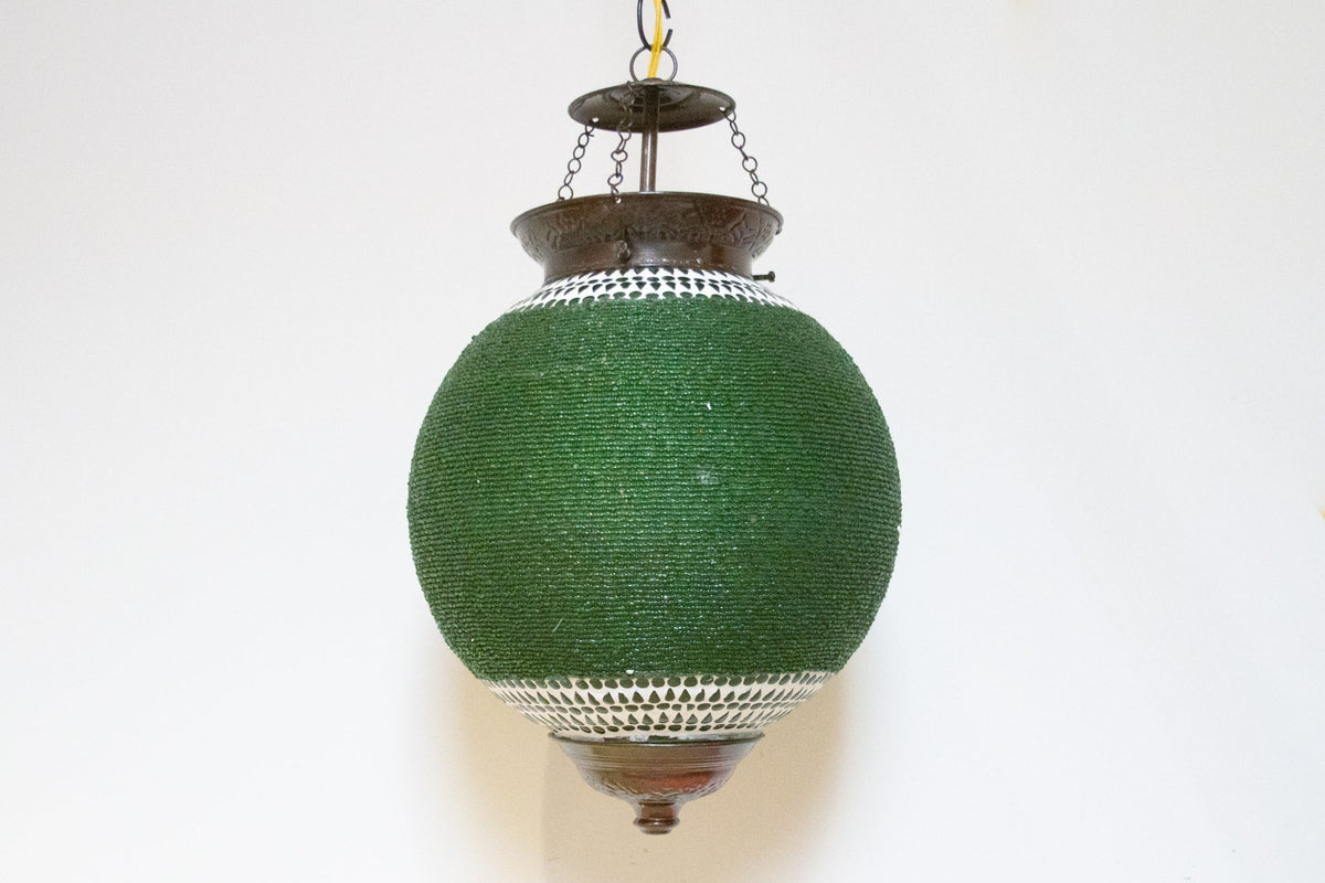 Meadow Beaded Pendant Sphere Lantern