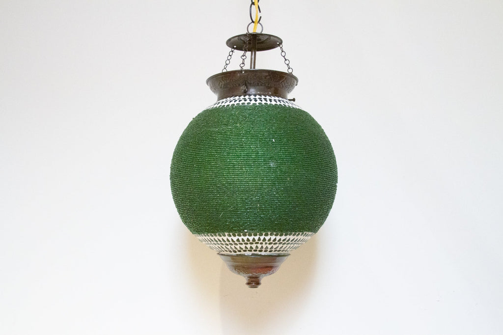Meadow Beaded Pendant Sphere Lantern