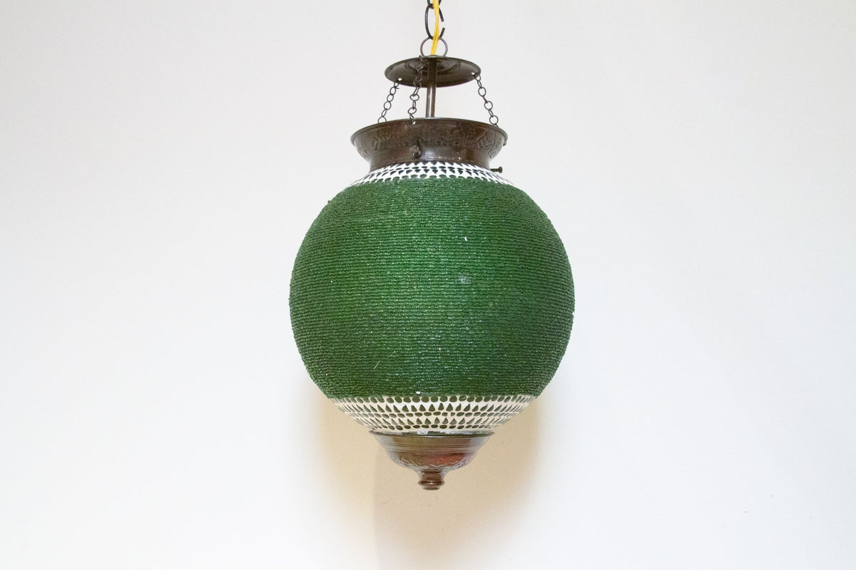 Meadow Beaded Pendant Sphere Lantern