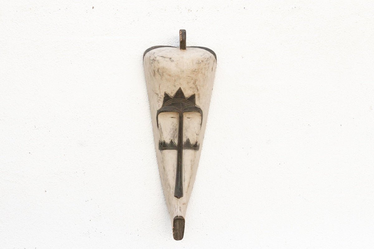 The Crowned Spirit, Large Black & White Fang Mask