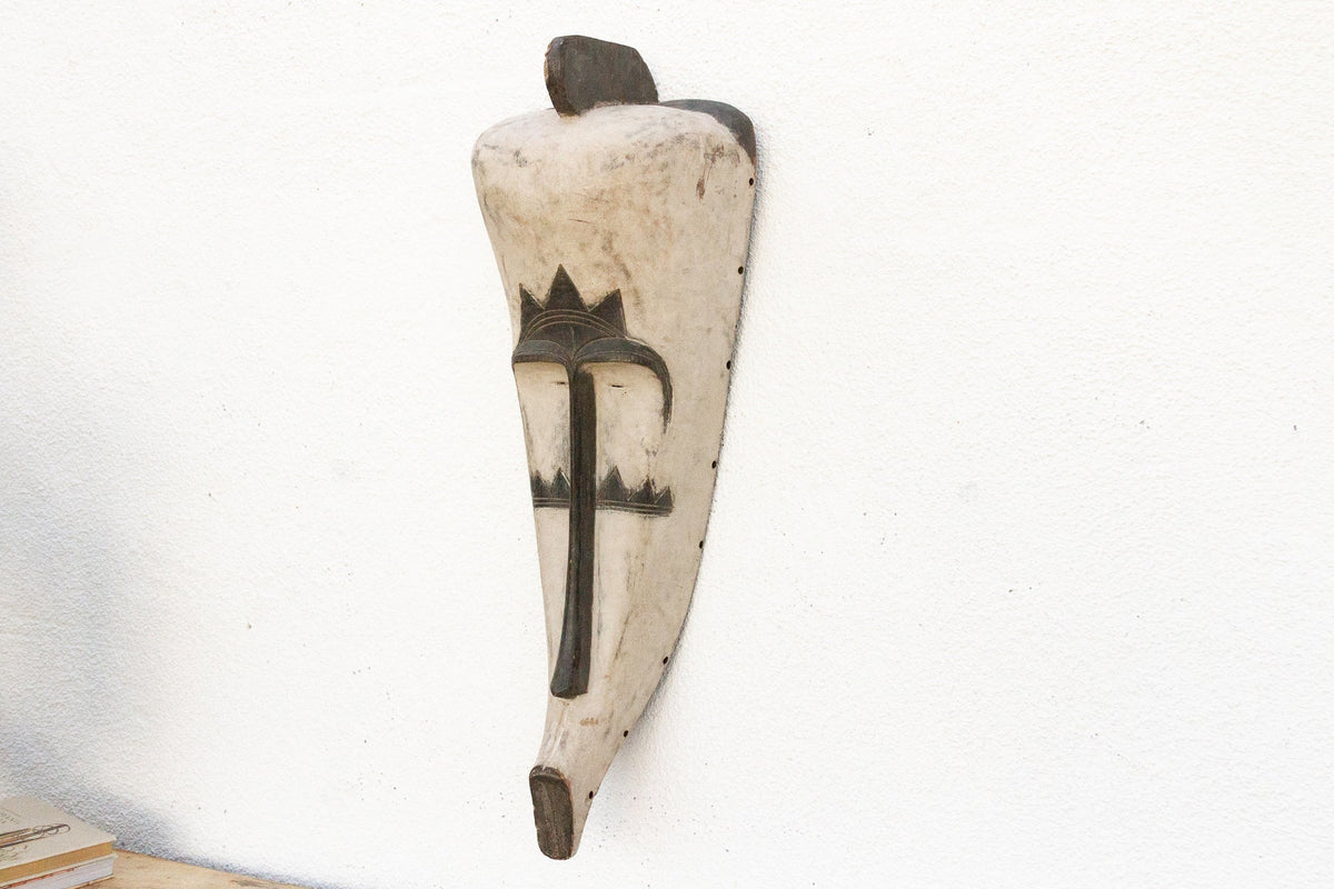 The Crowned Spirit, Large Black & White Fang Mask