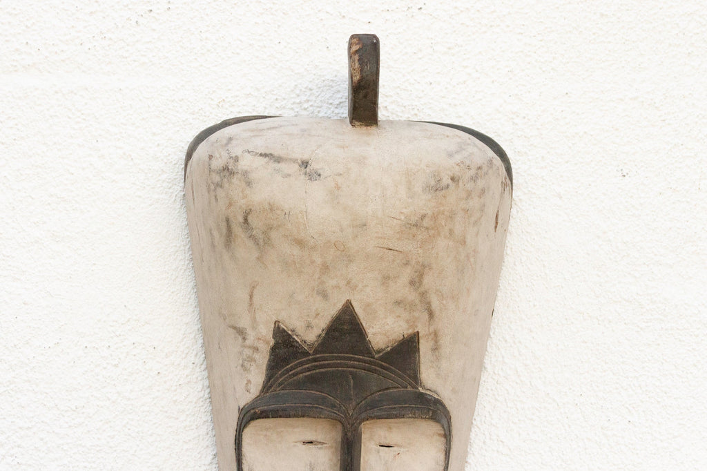 The Crowned Spirit, Large Black & White Fang Mask