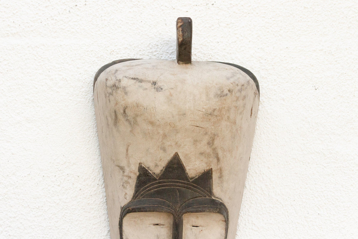 The Crowned Spirit, Large Black & White Fang Mask