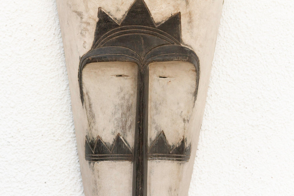 The Crowned Spirit, Large Black & White Fang Mask