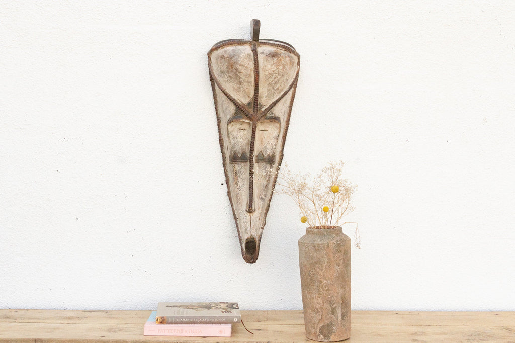 Soul of the Forest, Antique African Fang Wall Art Mask