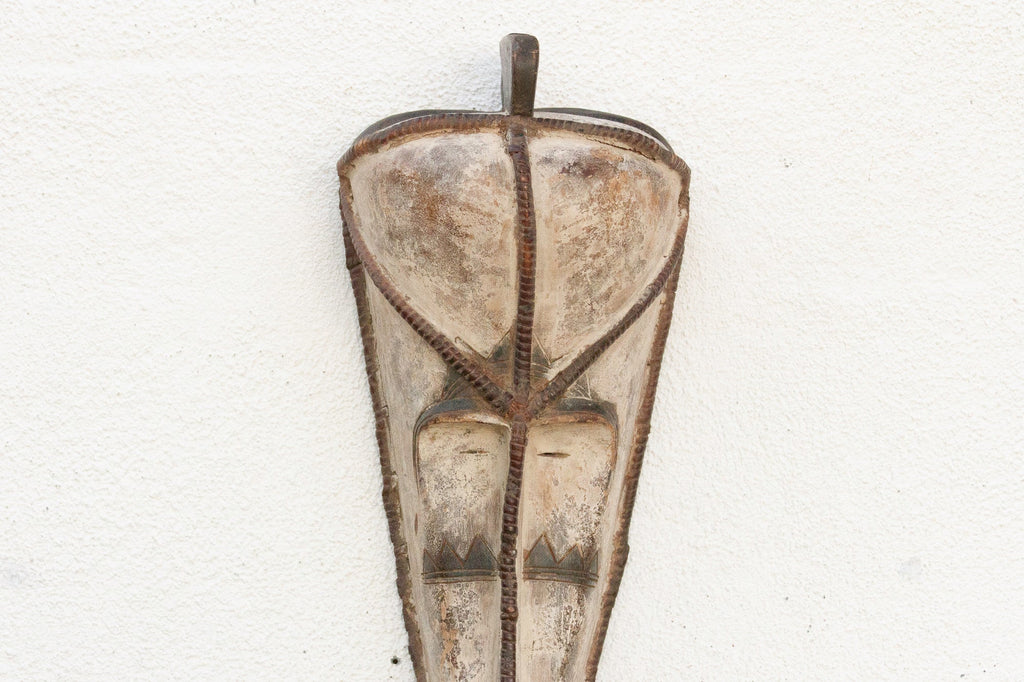 Soul of the Forest, Antique African Fang Wall Art Mask