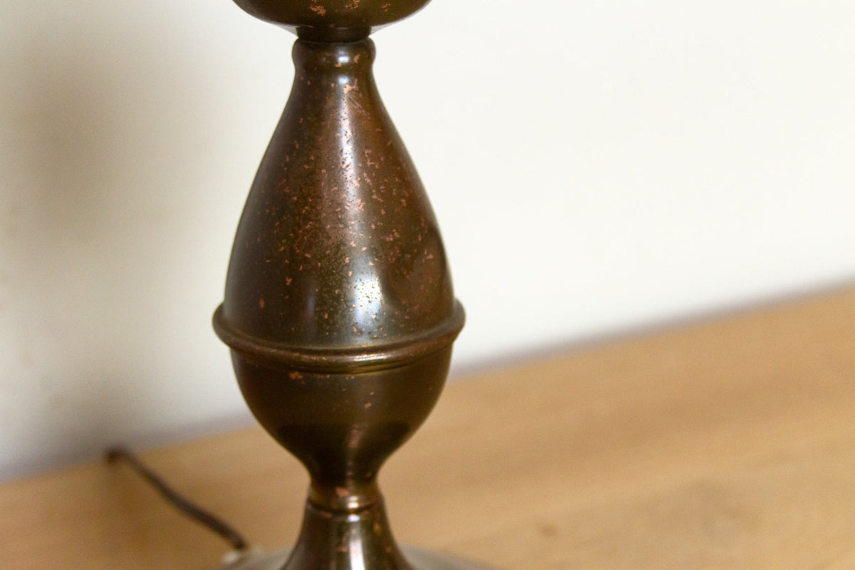 Timeless Antique Brass Lamp w/ Aged Patina