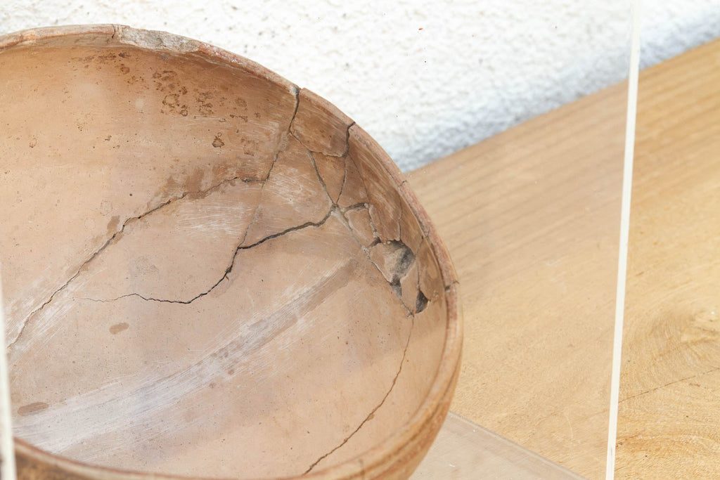 Ancient Pre-Columbian Encased Terracotta Bowl