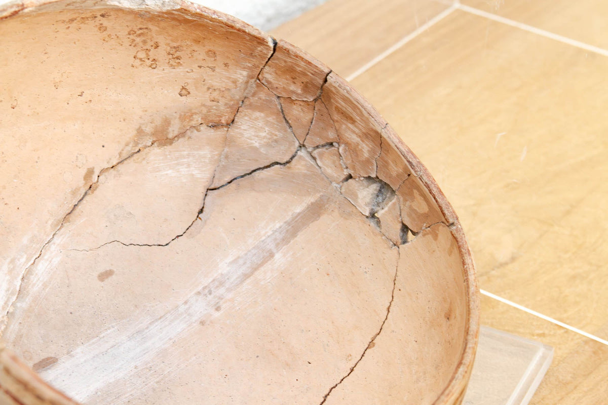 Ancient Pre-Columbian Encased Terracotta Bowl