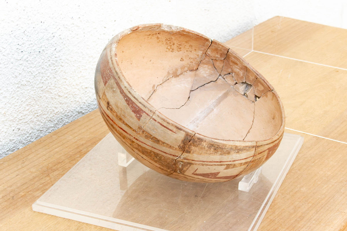 Ancient Pre-Columbian Encased Terracotta Bowl