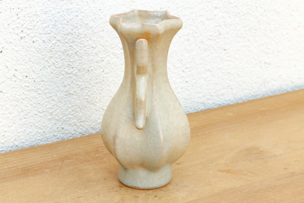 Butterfly Handle Celadon Craze Vase