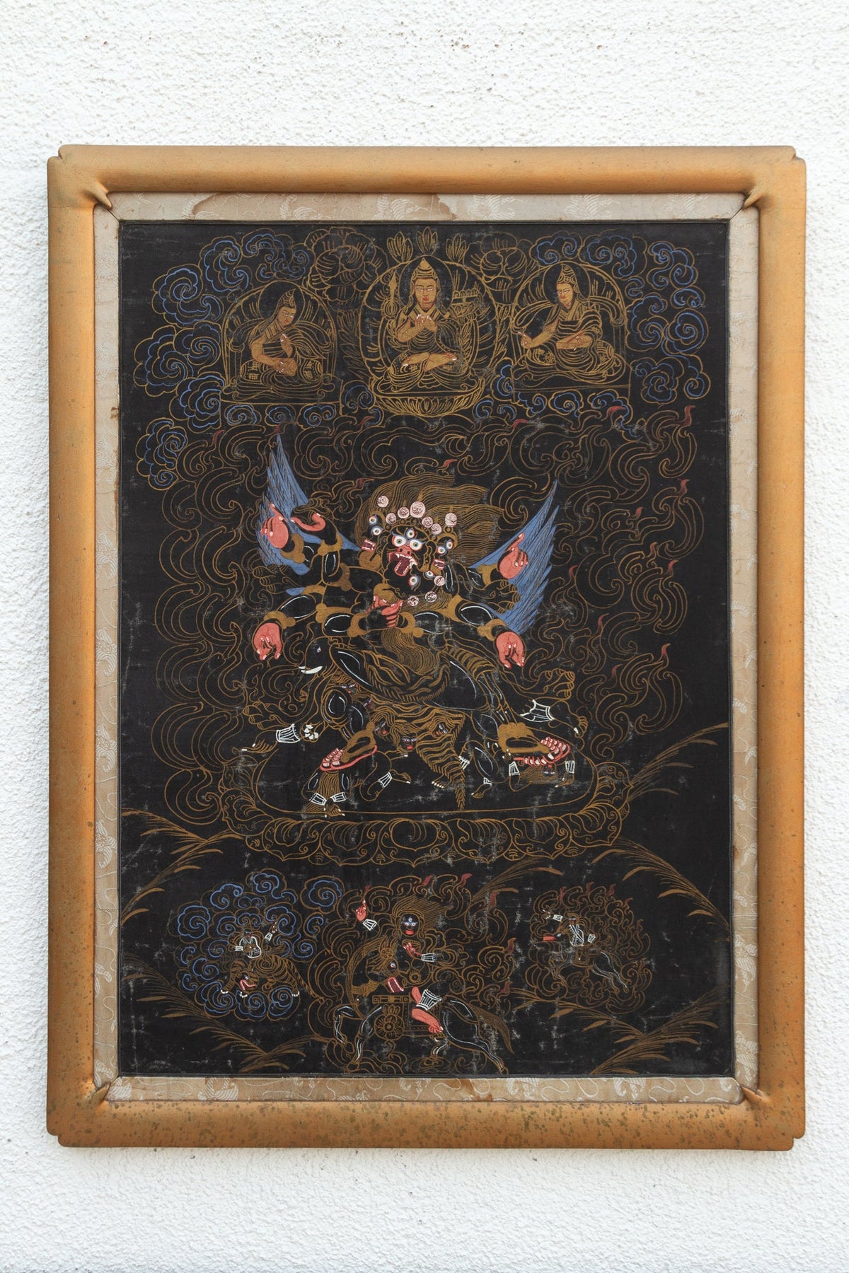 Framed Tibetan Buddhist Thang Ka