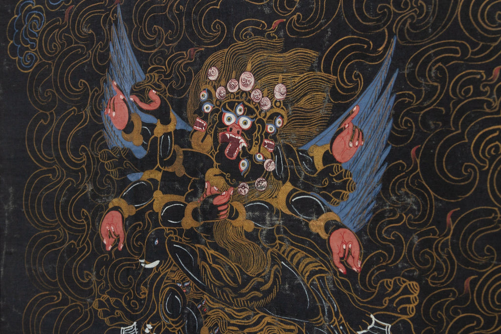 Framed Tibetan Buddhist Thang Ka