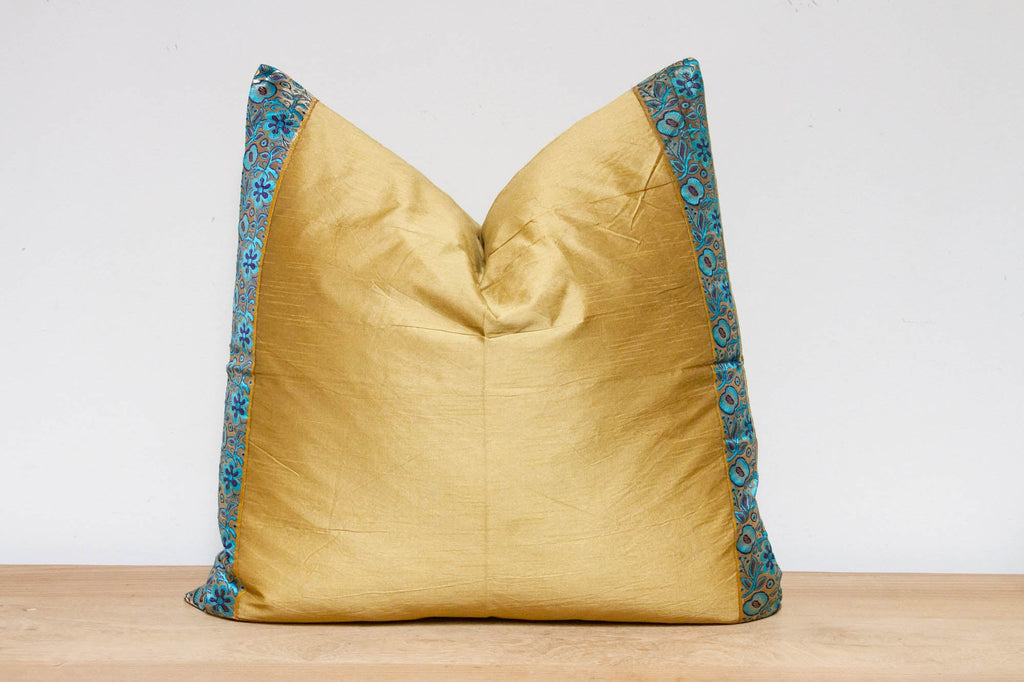 Pampas Festive Silk Euro Pillow Cover