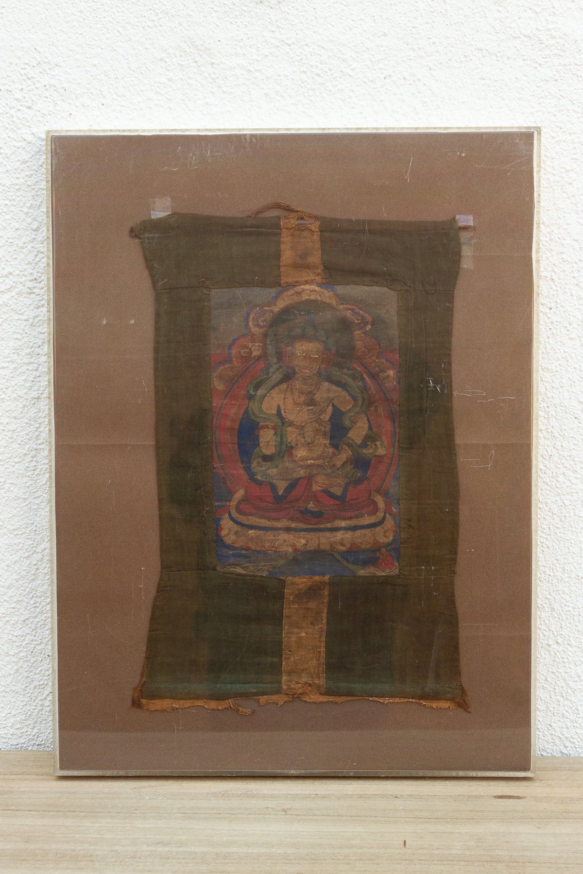 Antique Whispers of Enlightenment Tibetan Thangka