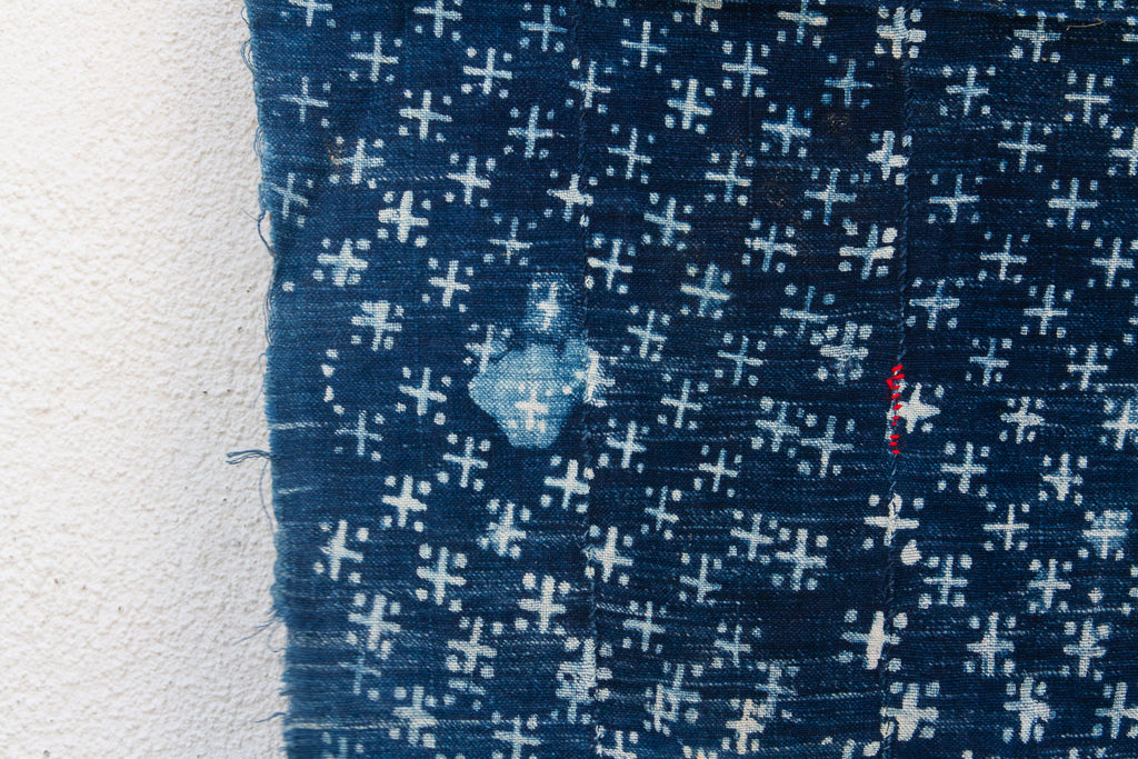 Constellations Indigo Mud Cloth Throw
