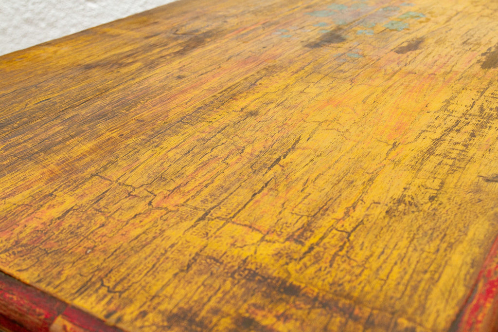 Marigold Bloom, Vintage Indian Chest of Drawers