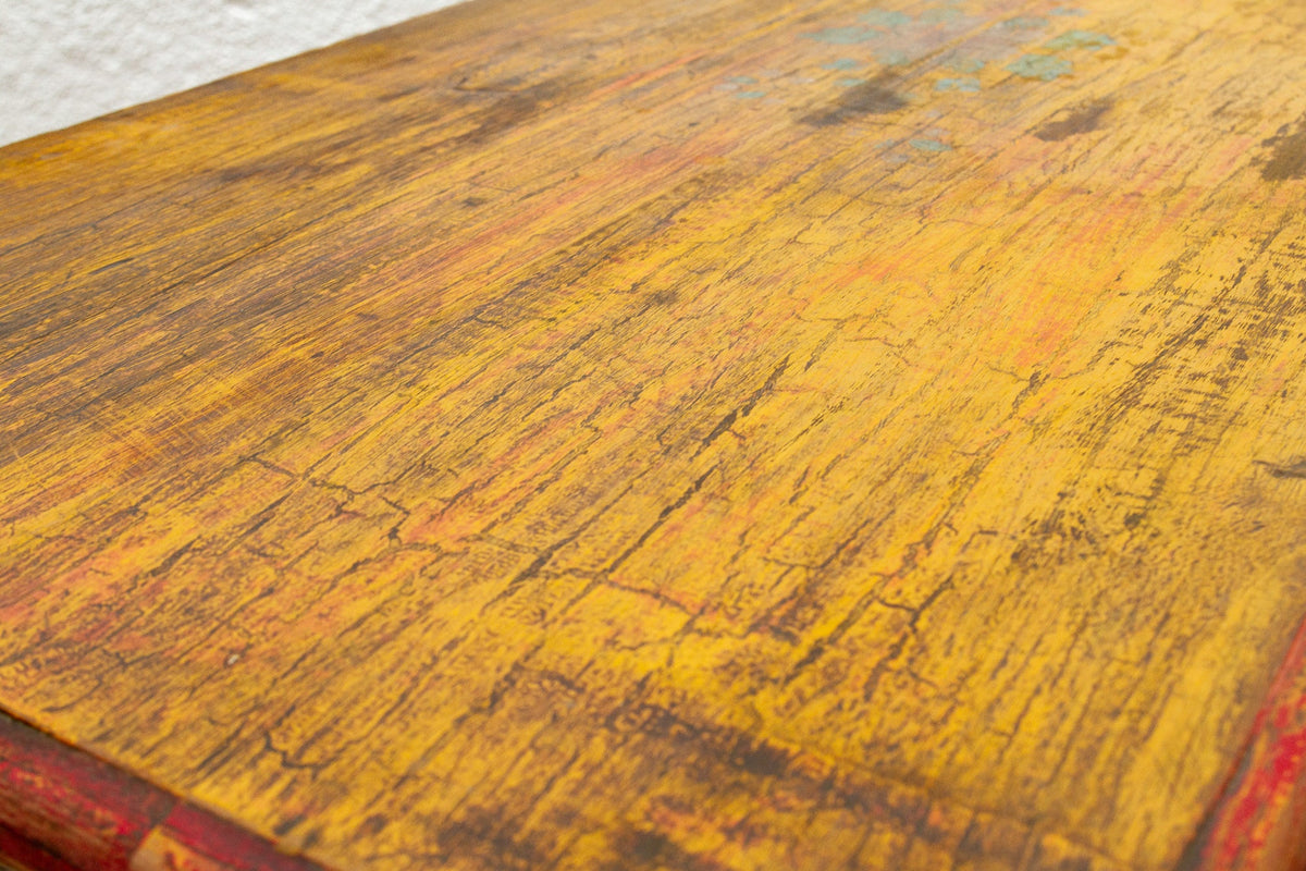 Marigold Bloom, Vintage Indian Chest of Drawers