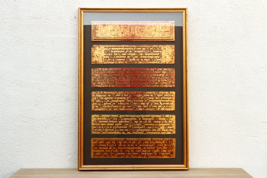 Golden Sutras, Antique Burmese Manuscript