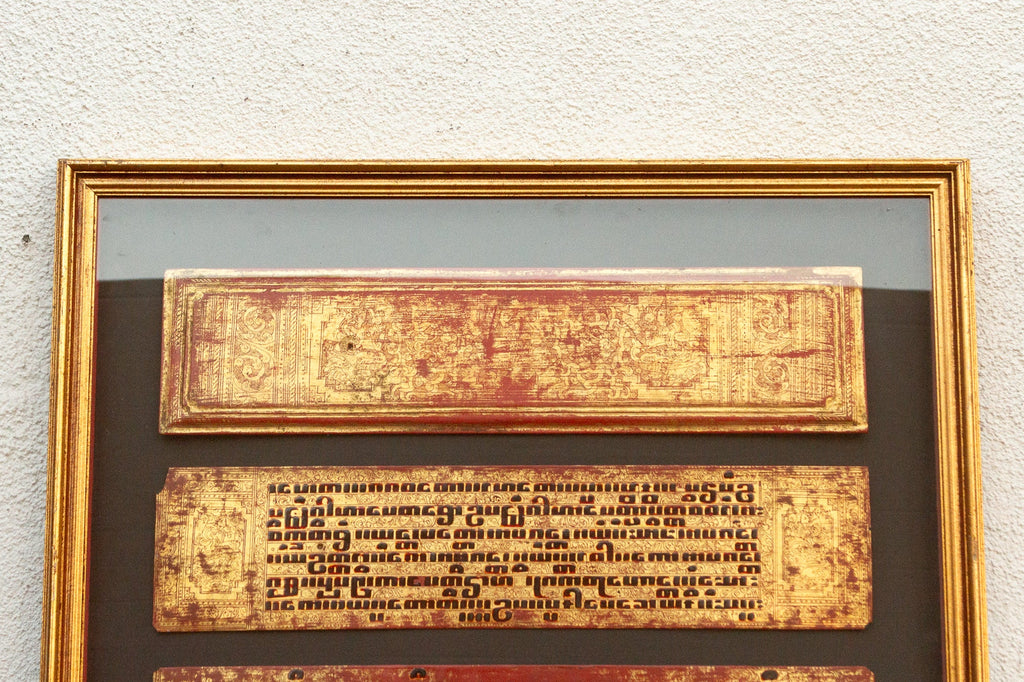 Golden Sutras, Antique Burmese Manuscript