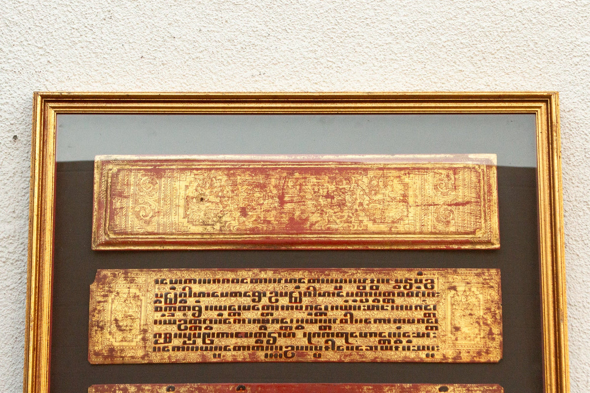 Golden Sutras, Antique Burmese Manuscript