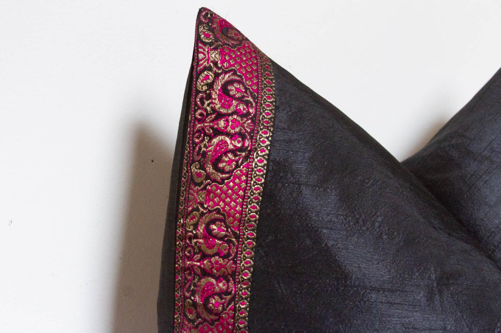 Jade Festive Silk Euro Pillow Cover