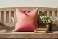 Mauve Taupe Festive Silk Euro Pillow Cover