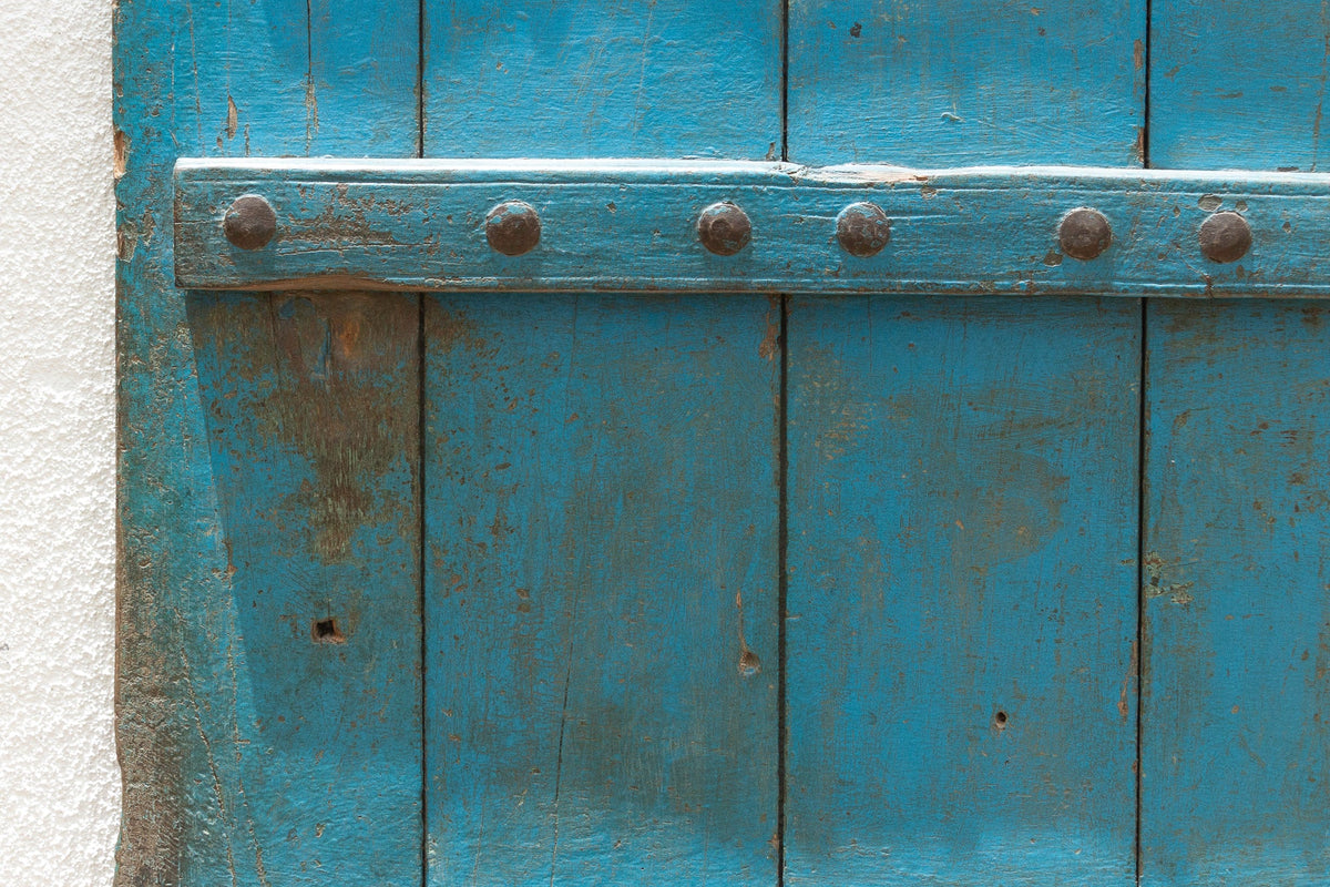 The Blue City Gate, Antique Jodhpur Blue Door