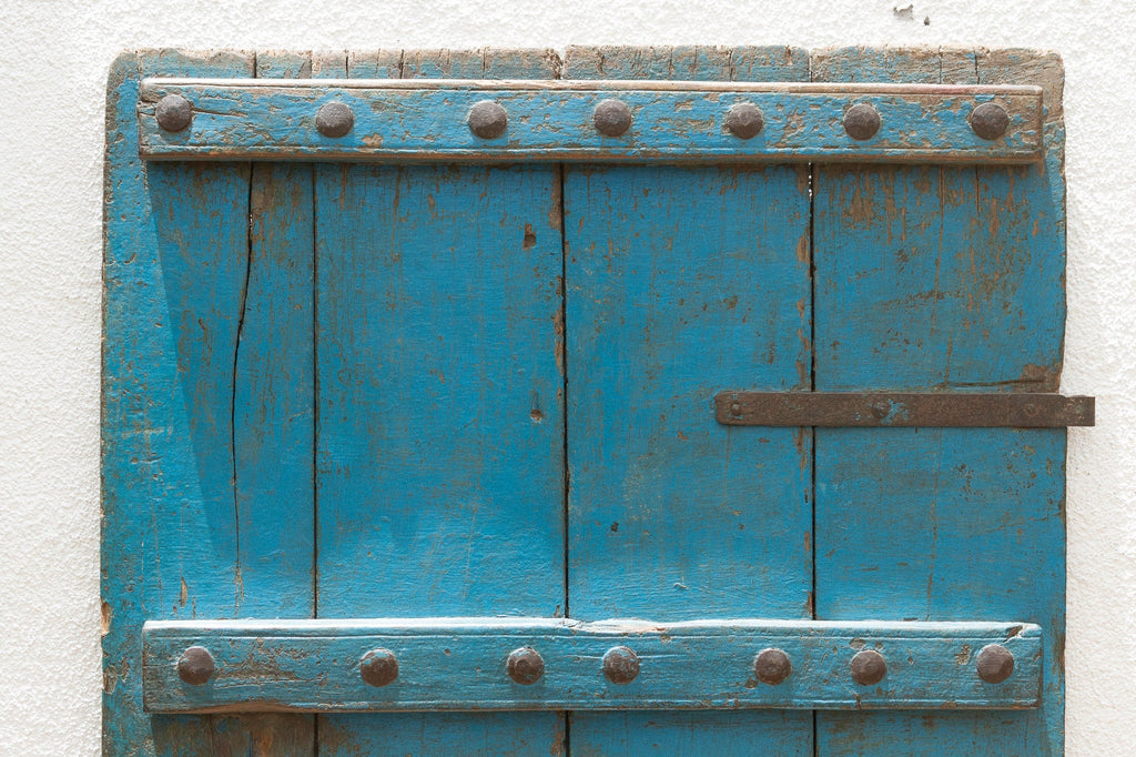 The Blue City Gate, Antique Jodhpur Blue Door