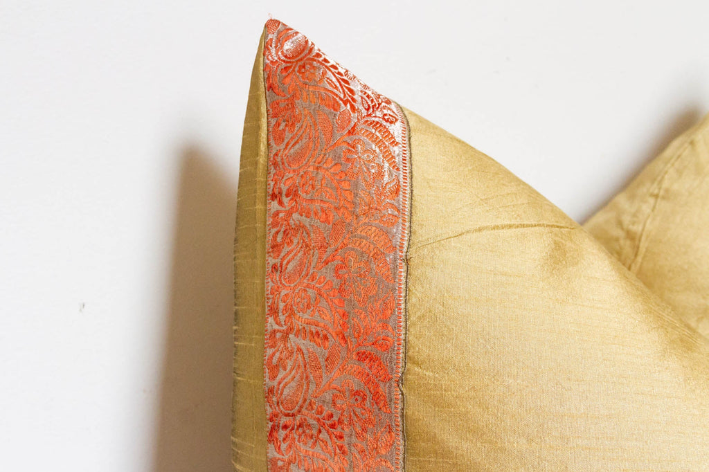 Firefly Festive Silk Euro Pillow Cover